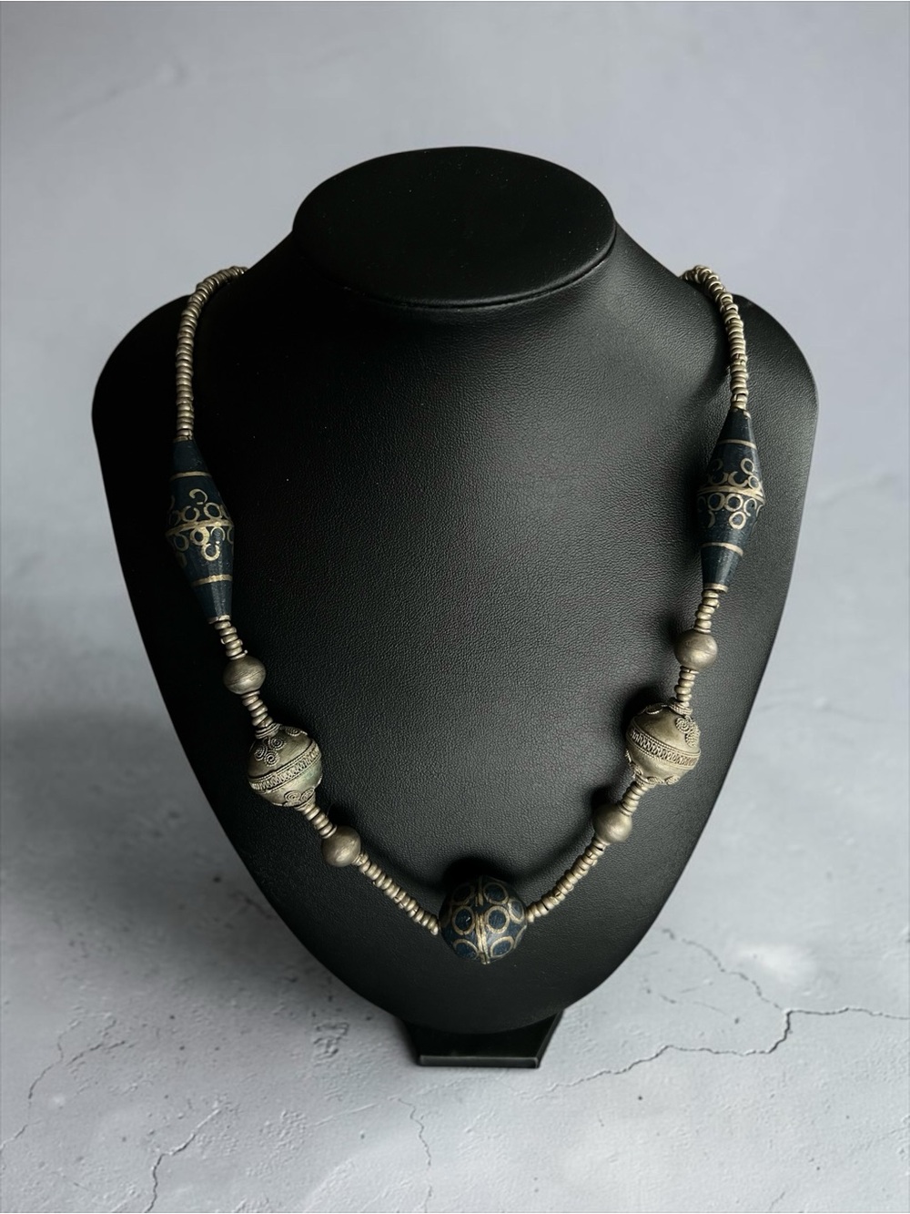 💖 Mixed Metal Beaded Statement Necklace 💖